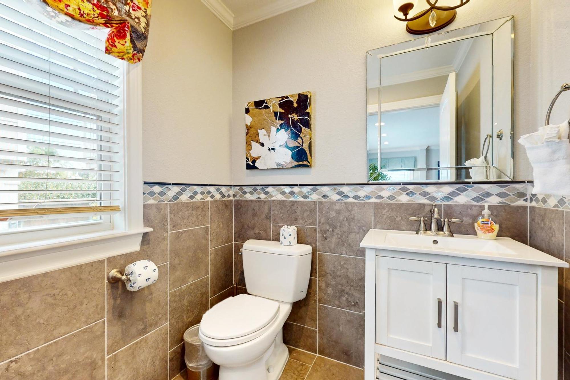 The Beachy & Charming Whale Galveston Quarto foto