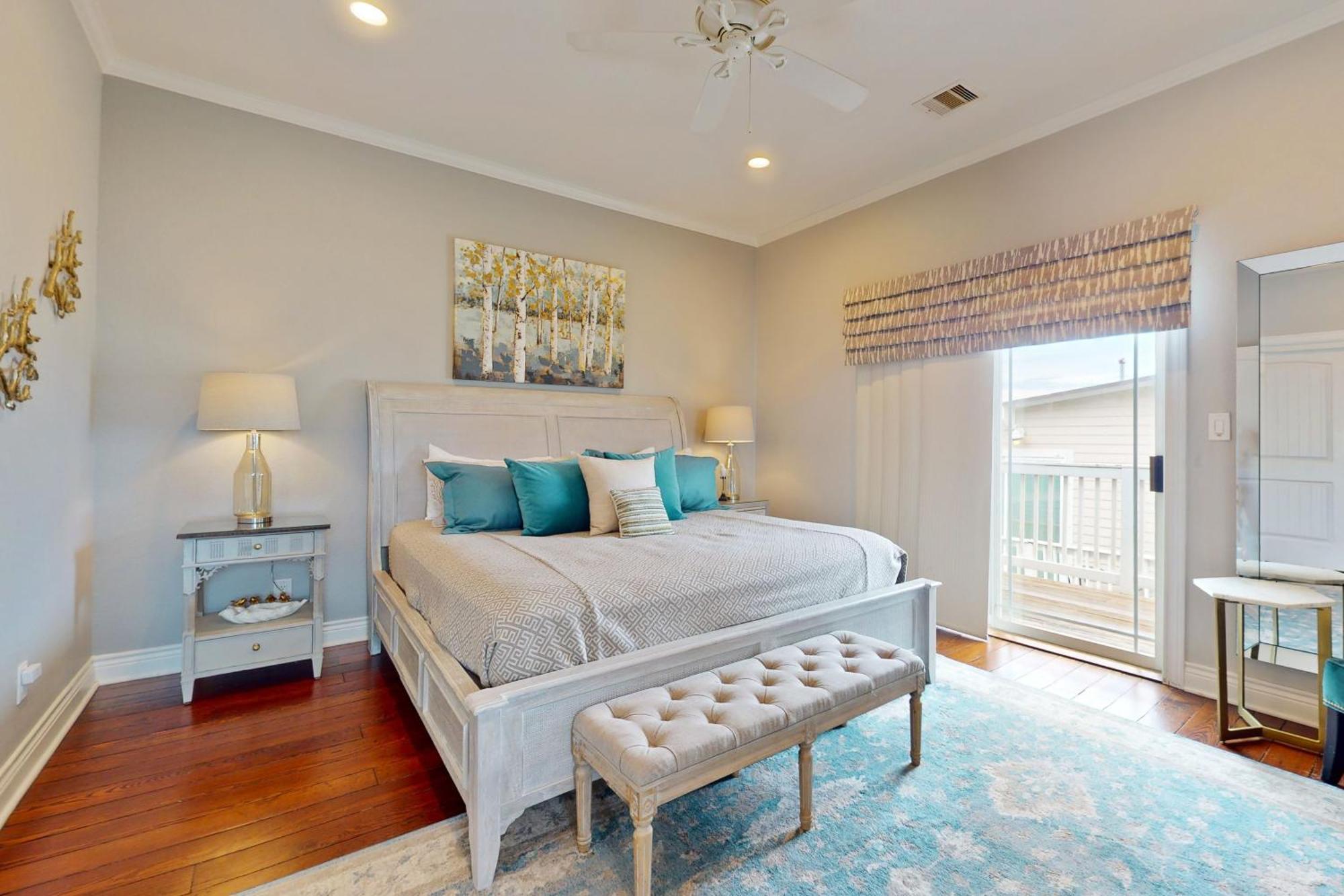 The Beachy & Charming Whale Galveston Quarto foto
